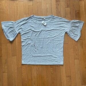 Gap ruffle sleeve top